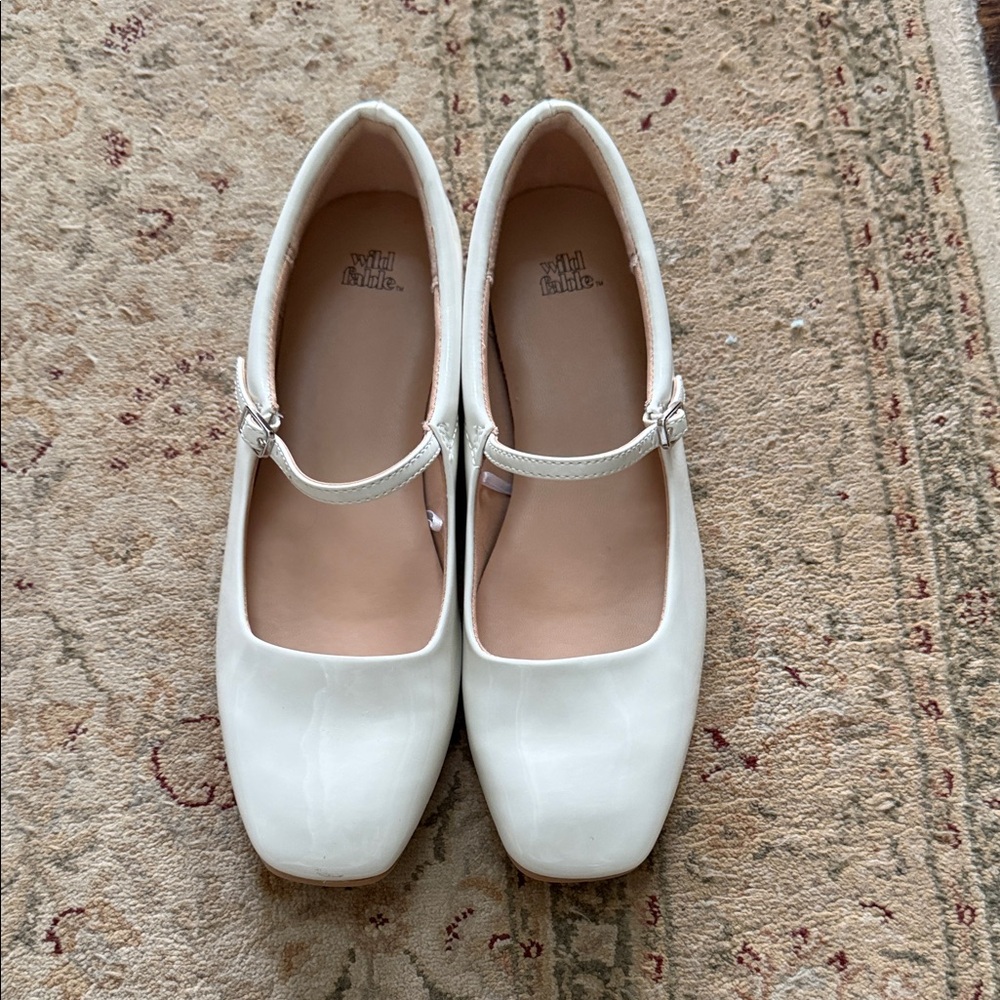 Wild Fable Cream Mary Jane Flats